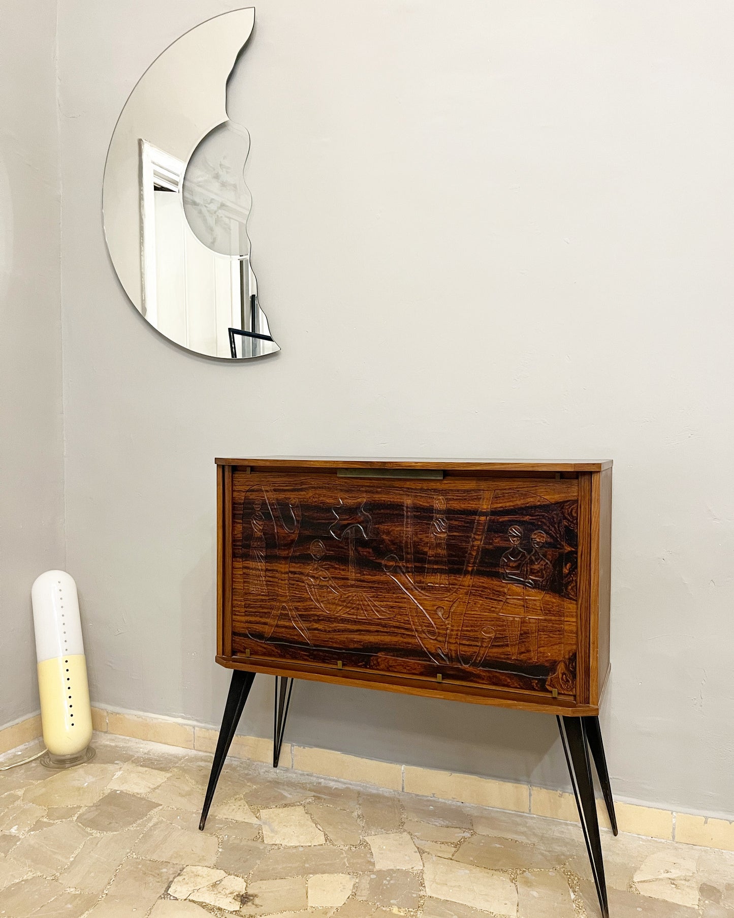 Cabinet Bar Palissandro Top Vintage 1960 -Design-