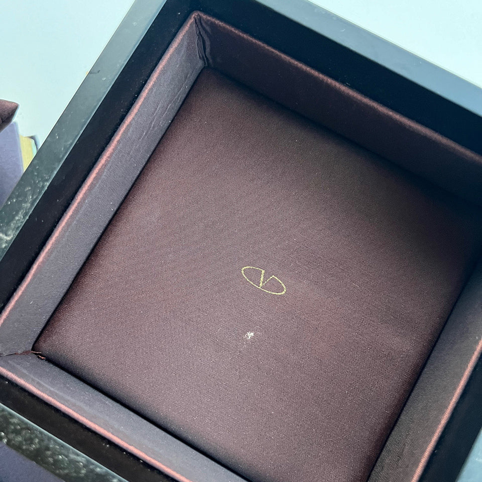 Valentino Orologio a Polsino Pelle Nero Vintage -Accessori-