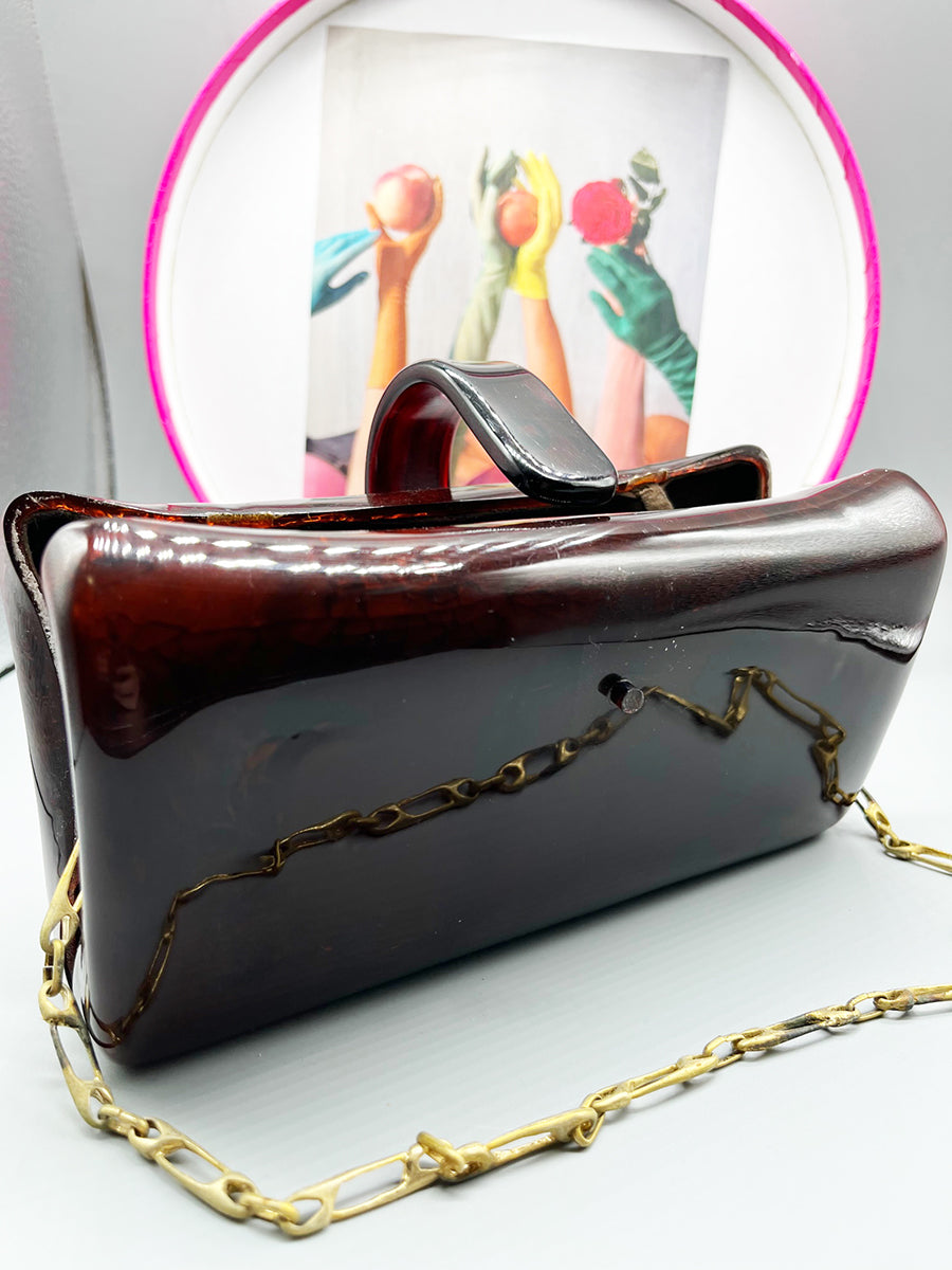Pochette con Catenina in Bachelite 1960 -Accessori-