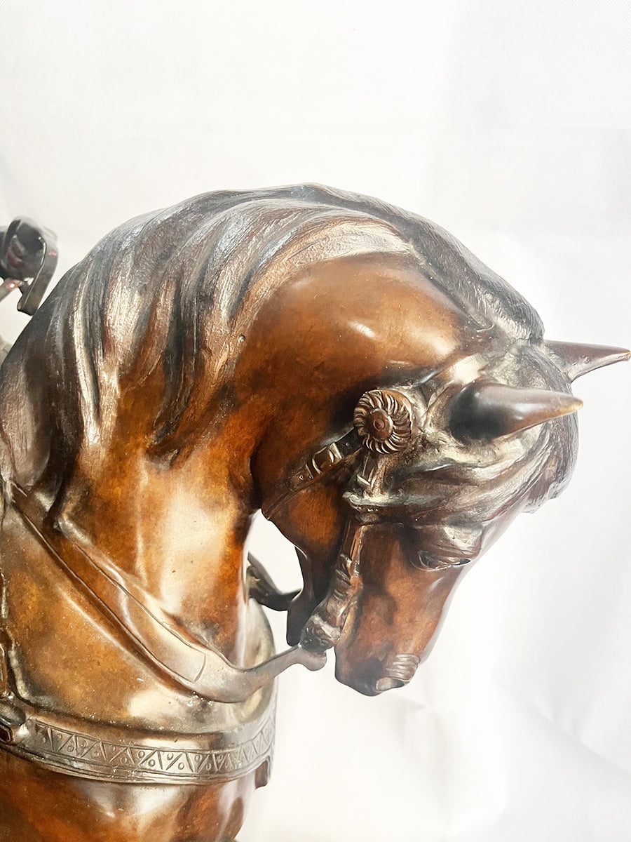 James Hunt (XIX - XX Secolo) - Guglielmo I d'Orange a cavallo - Top Antiques -