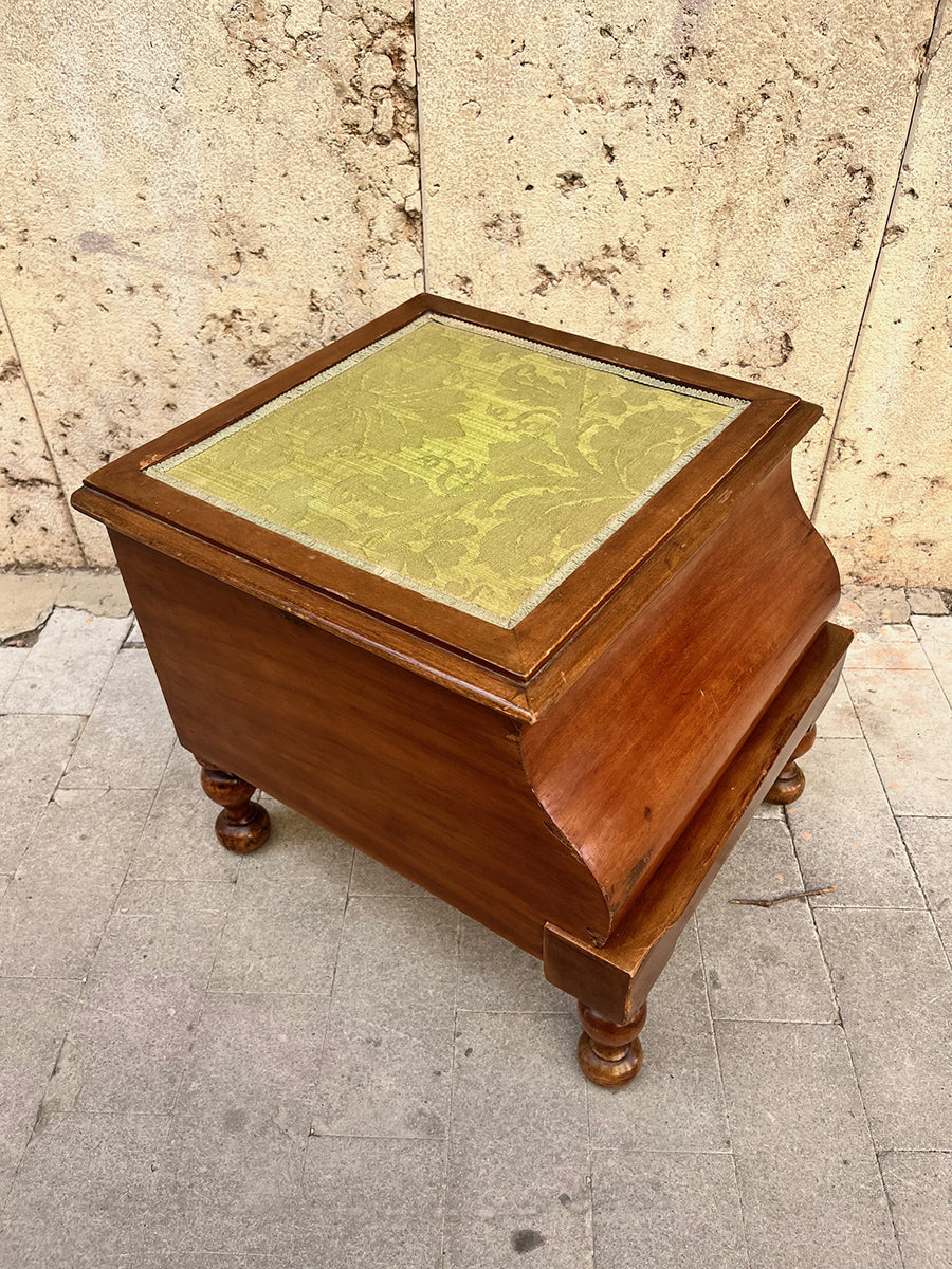 Scarpiera Poggiapiedi con Scrigno Inglese '900 -Top Antiques-