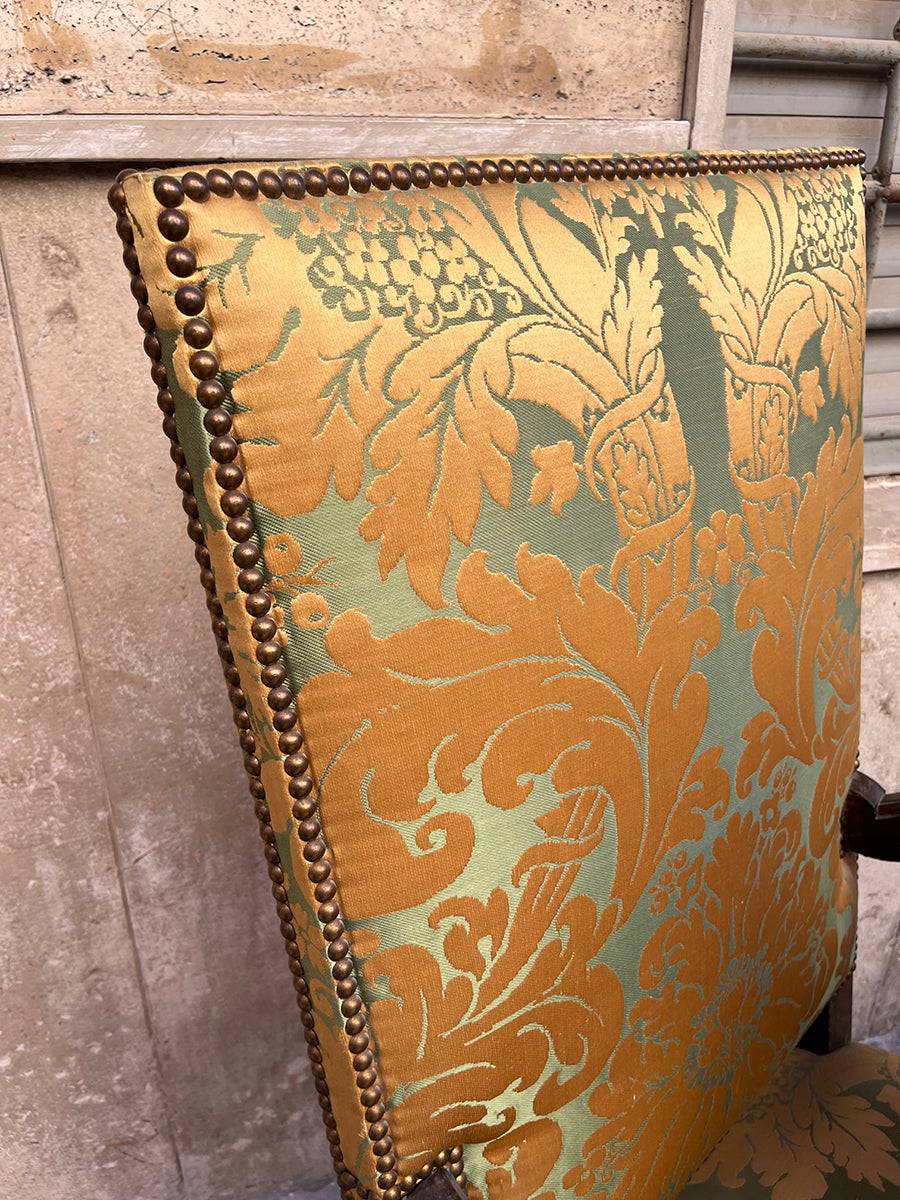 Coppia Poltrone/Troni Tardo '800 -Antiques-