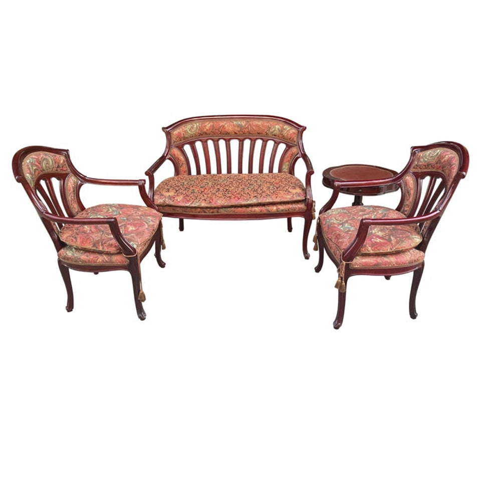 Salottino Coloniale Mogano n. 4 elementi 1900 -Antiques-