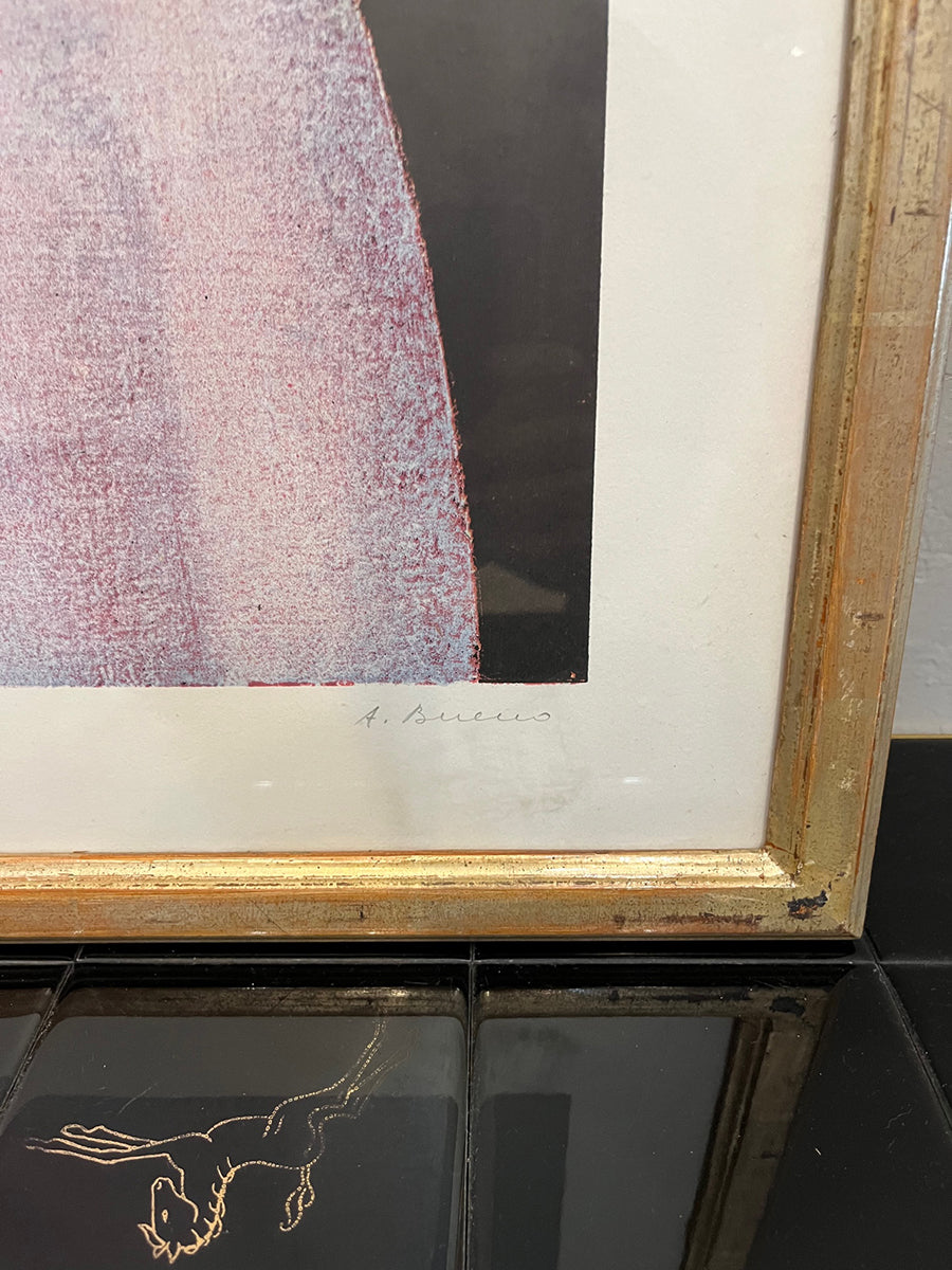 Antonio Bueno Litografia Prova di Autore firmata -Art-
