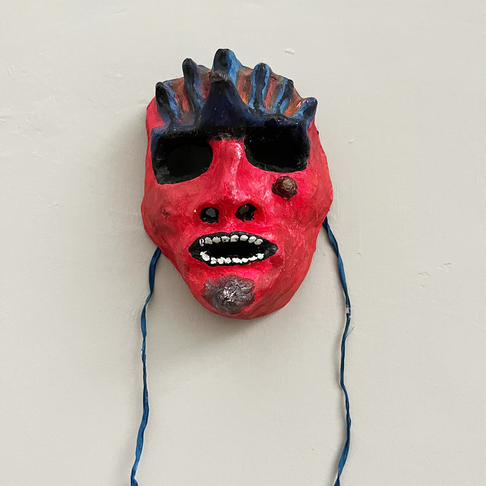 Maschera Cartapesta Leccese Vintage -Art-