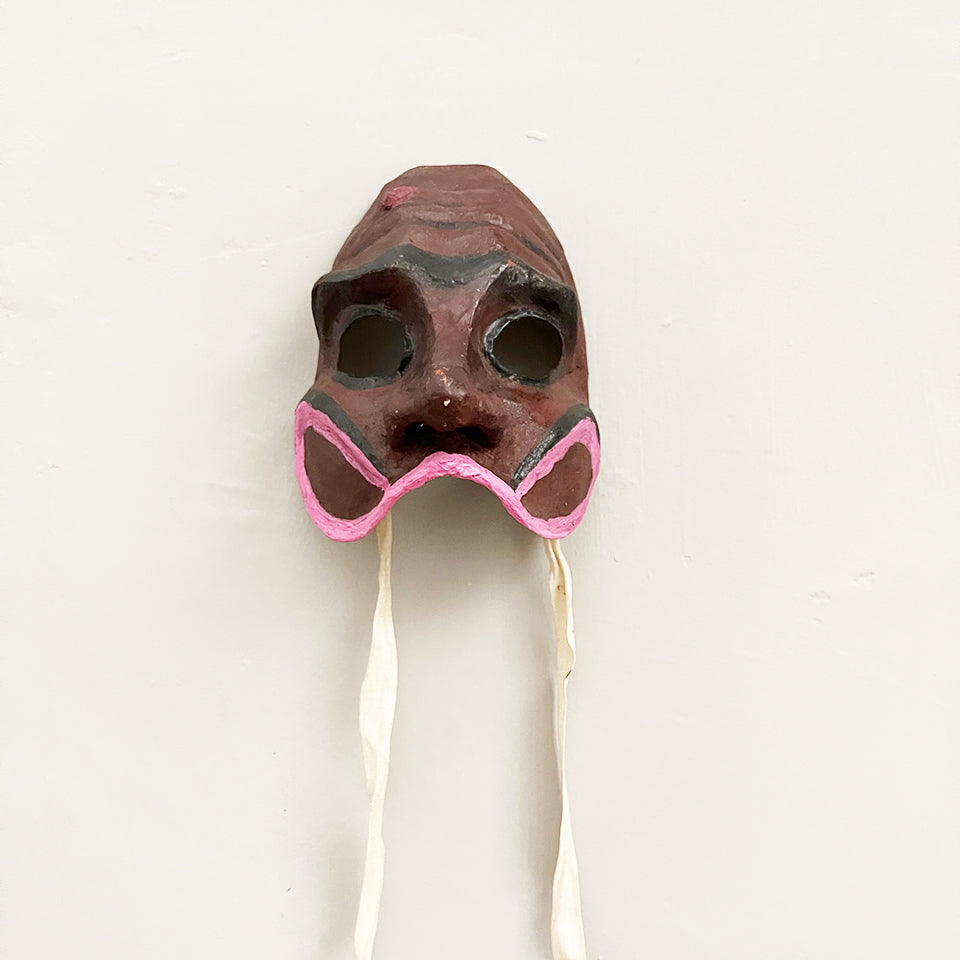 Maschera Cartapesta Leccese Vintage -Art-