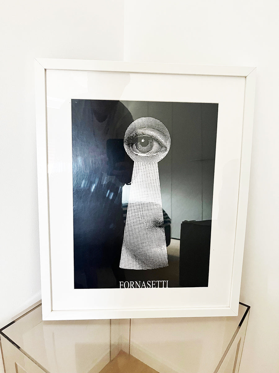 Fornasetti "La Serratura" Poster Temi & Variazioni 1993 -Top Art-