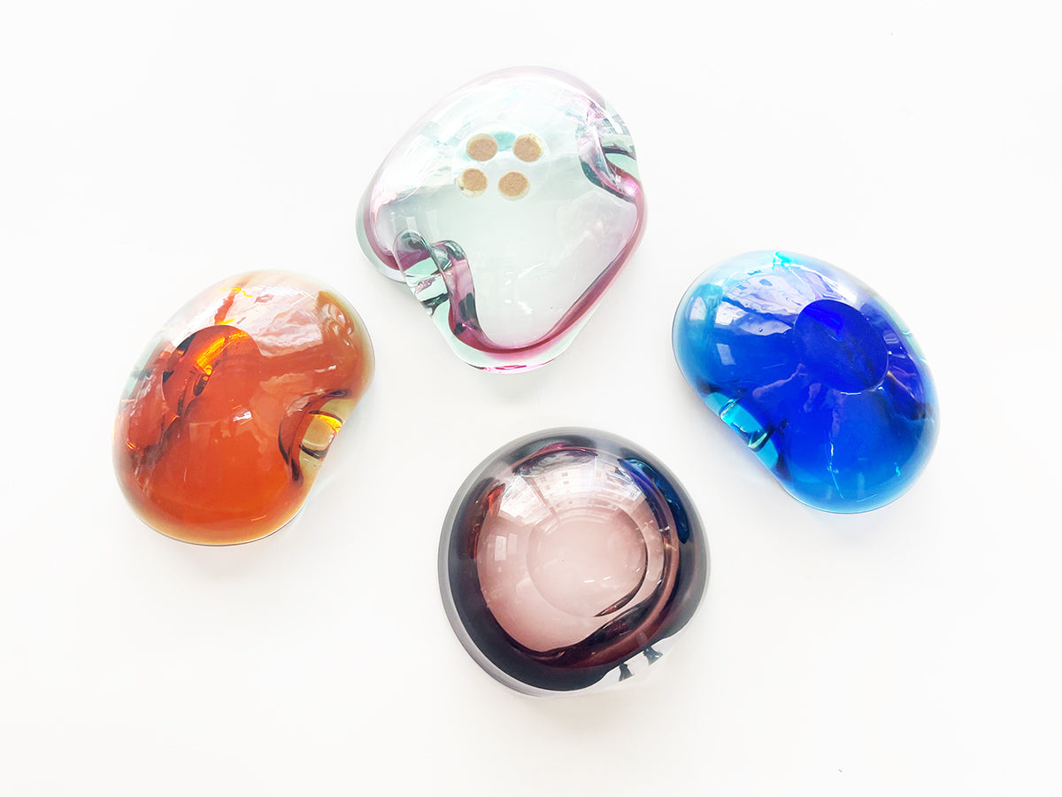 Lotto Posaceneri Murano Venice 1970 n. 4 -Art-