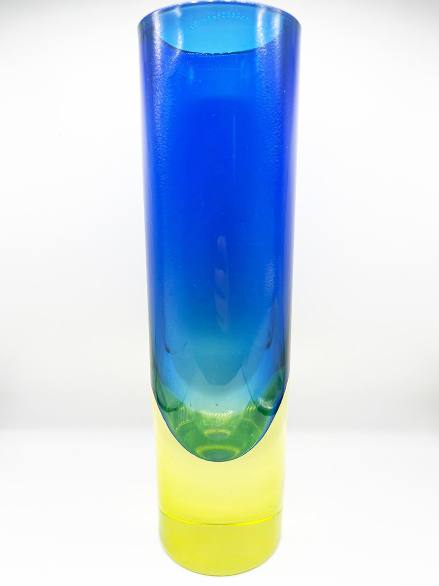 Vaso Blu Flavio Poli Top Vintage 1950 -Murano Art-