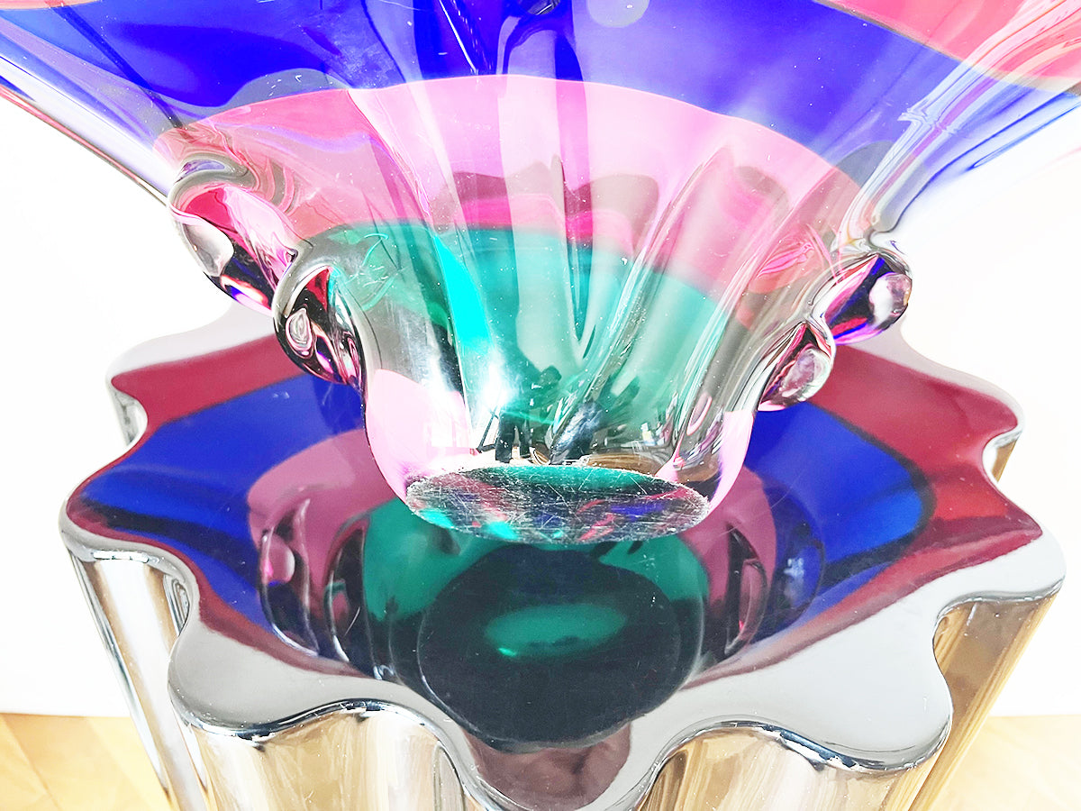 Murano Vaso Allungato Grande 1960 -Art-