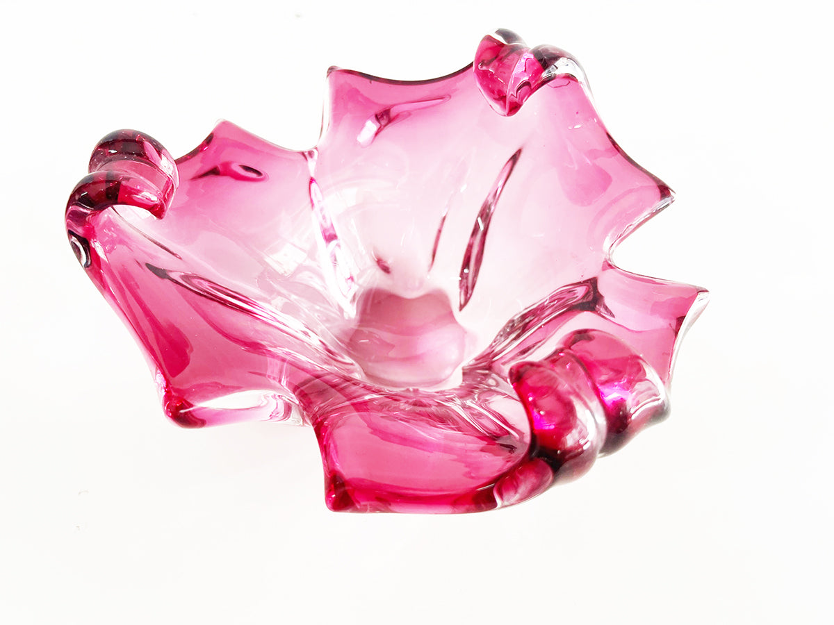 Posacenere Fiore Murano Viola 1970 -Art-