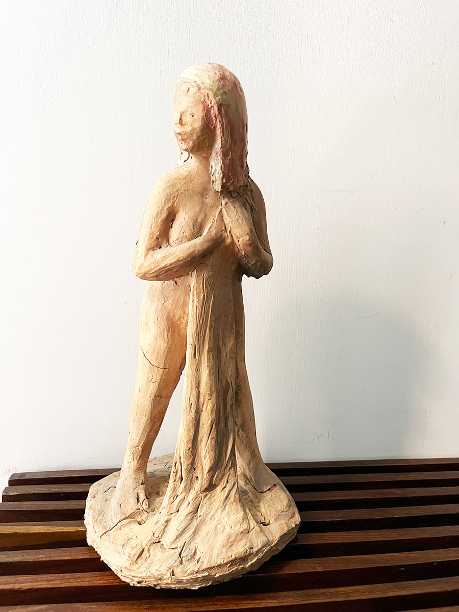 Scultura Nudo di Donna in Terra Cotta Primo '900 -Top Art-