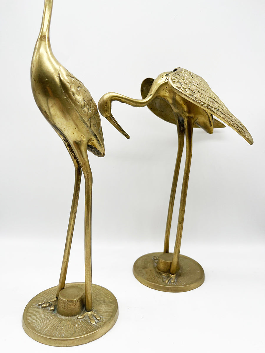 Coppia Aironi in Ottone Vintage 1960 -Art-
