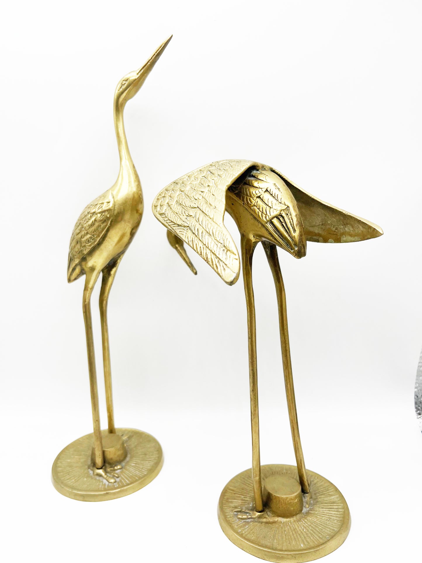 Coppia Aironi in Ottone Vintage 1960 -Art-