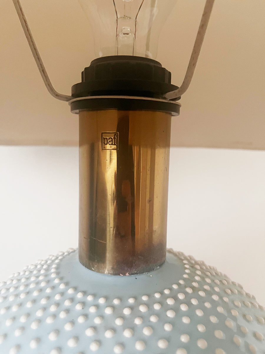 Studio Paf Milano Lampada Sferica celeste integra e originalissima anni '70 -Top Art-