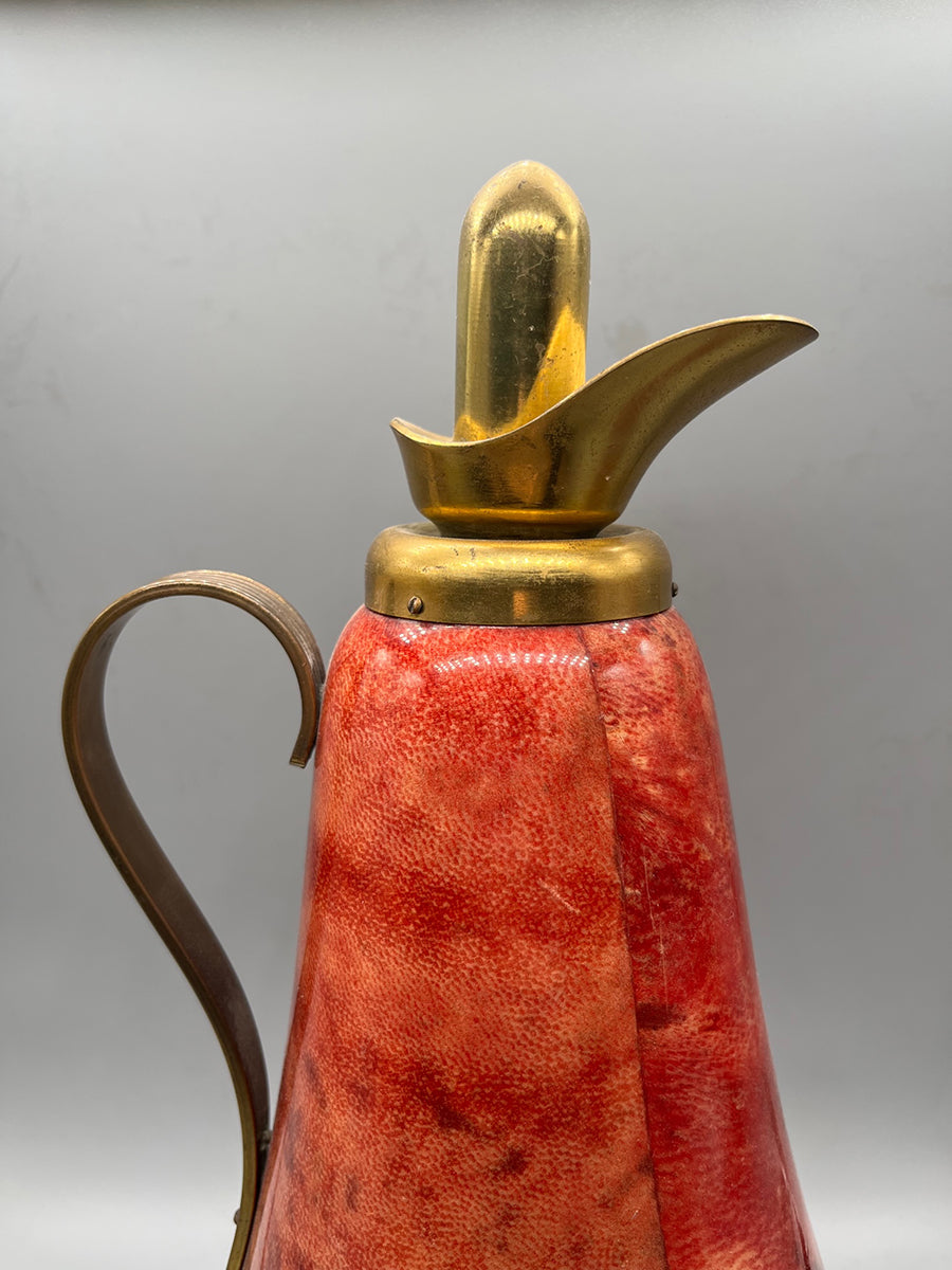 Aldo Tura Thermos Pergamena e Ottone 1950 -Art-