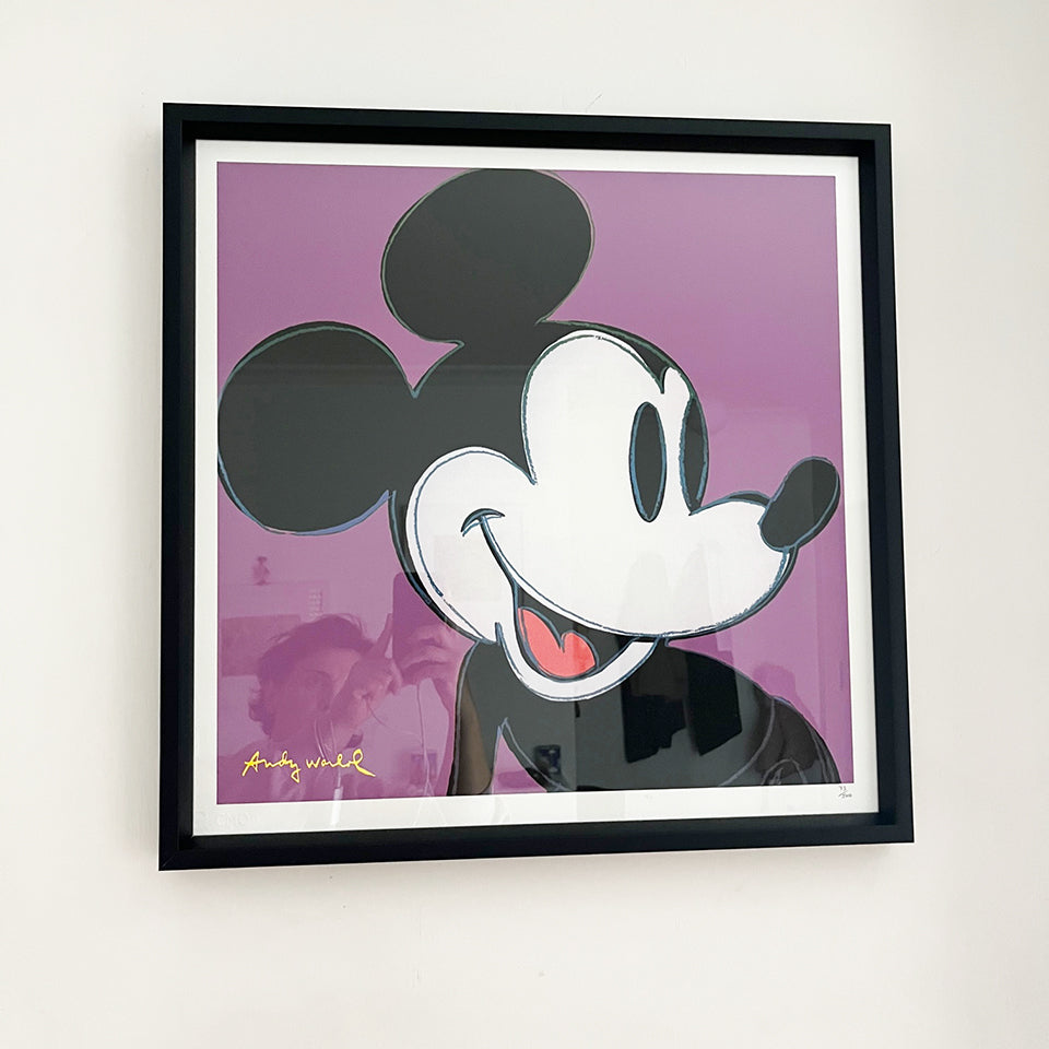 Andy Warhol Topolino Edizione Limitata numerata a matita Litografia con certificato -Art-