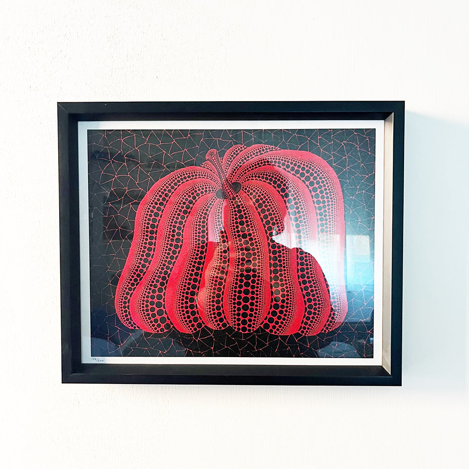 Yayoi Kusama "Zucca" Litografia stampata nel 2011 solo 200 copie numerata a mano -Art-