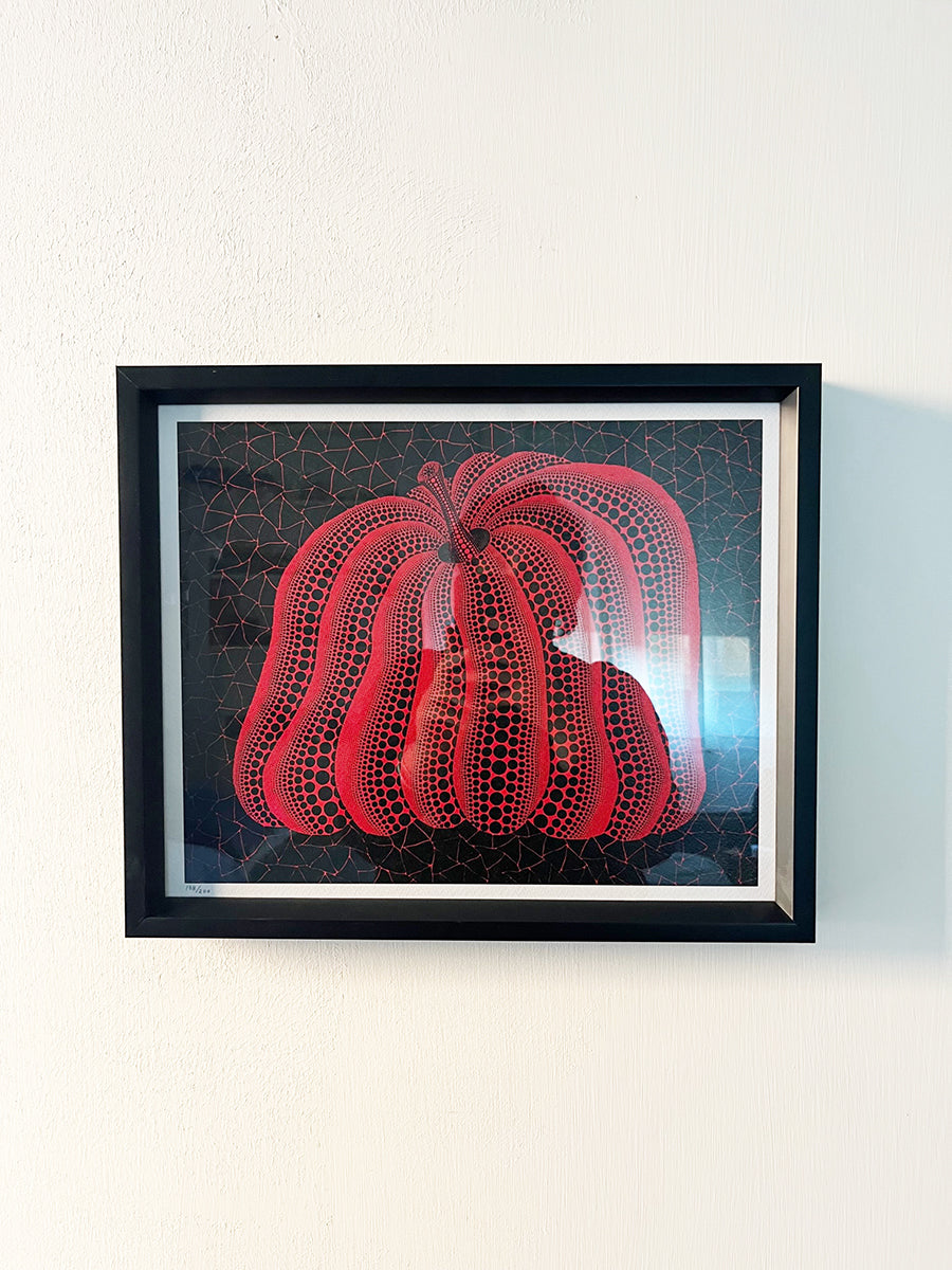 Yayoi Kusama "Zucca" Litografia stampata nel 2011 solo 200 copie numerata a mano -Art-