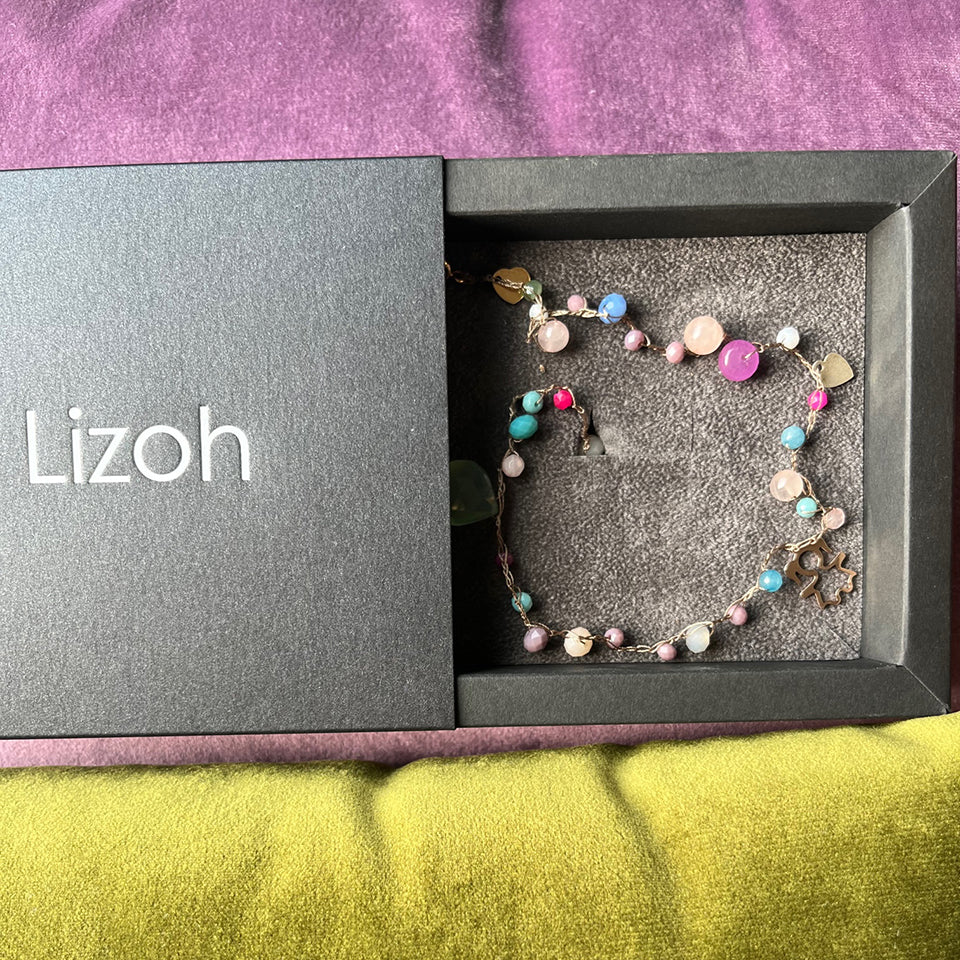 Bracciale Pietre, Cristalli, Bimba Arg 925 e Topazio Citrino -Top Jewels-