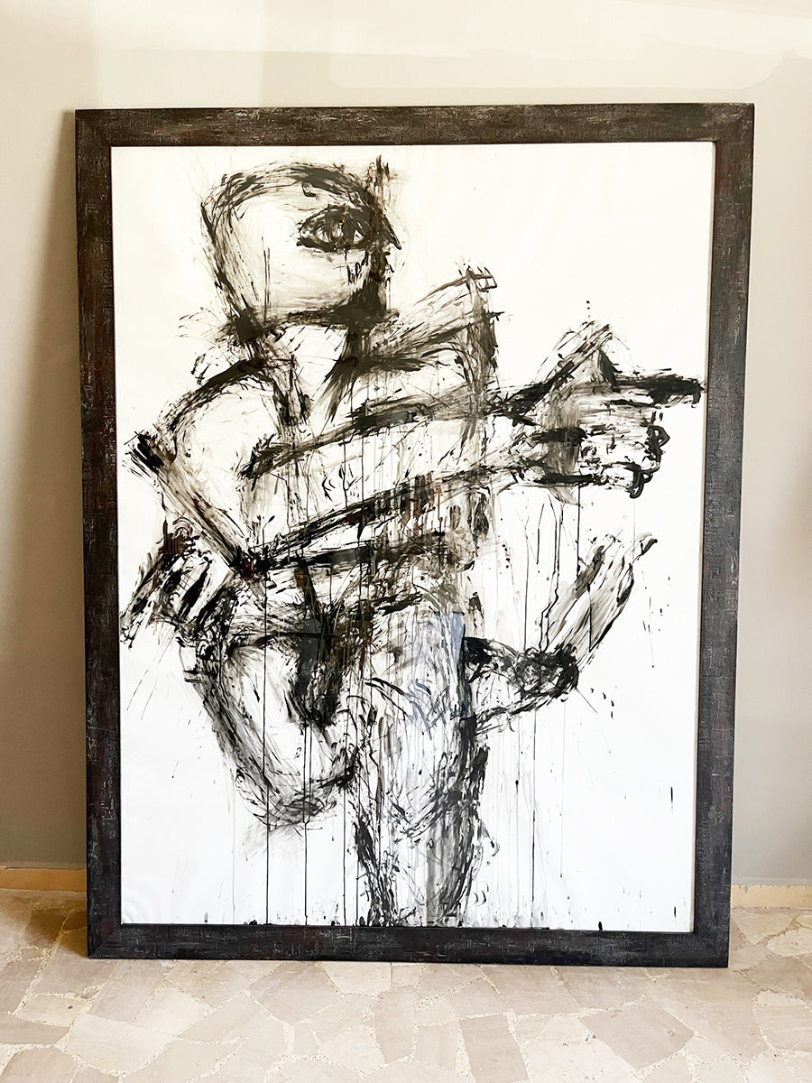 Claude Adrian Caponnetto Carboncino Opera Unica Grande - Art -