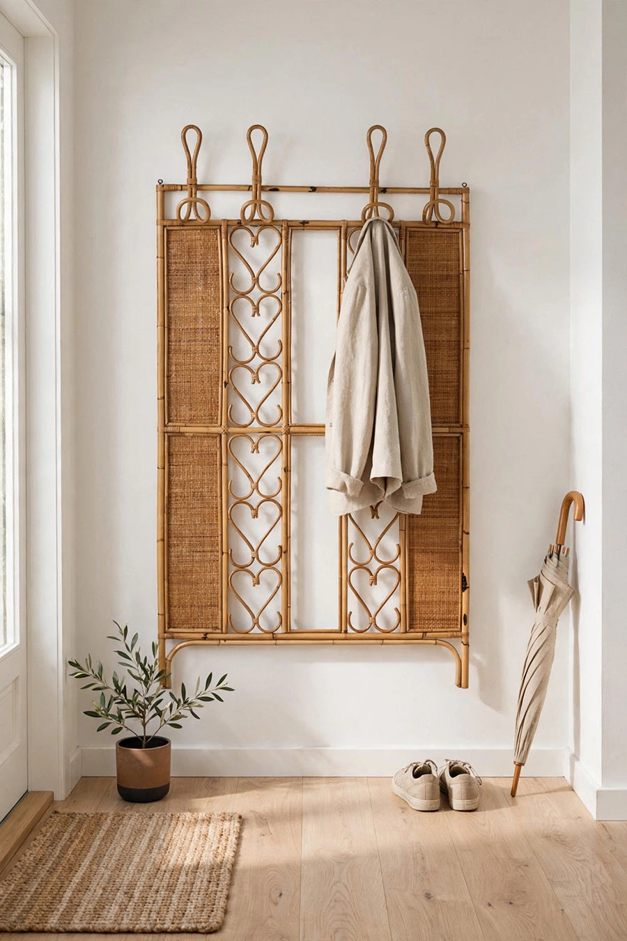 Appendiabiti Bambu' Manifattura Italiana anni '60 -Top Design-