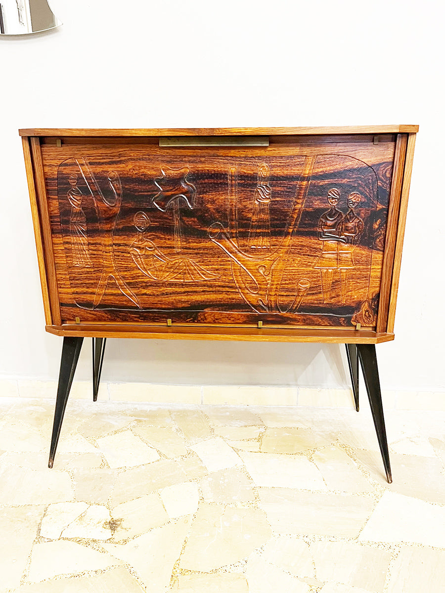 Cabinet Bar Palissandro Top Vintage 1960 -Design-
