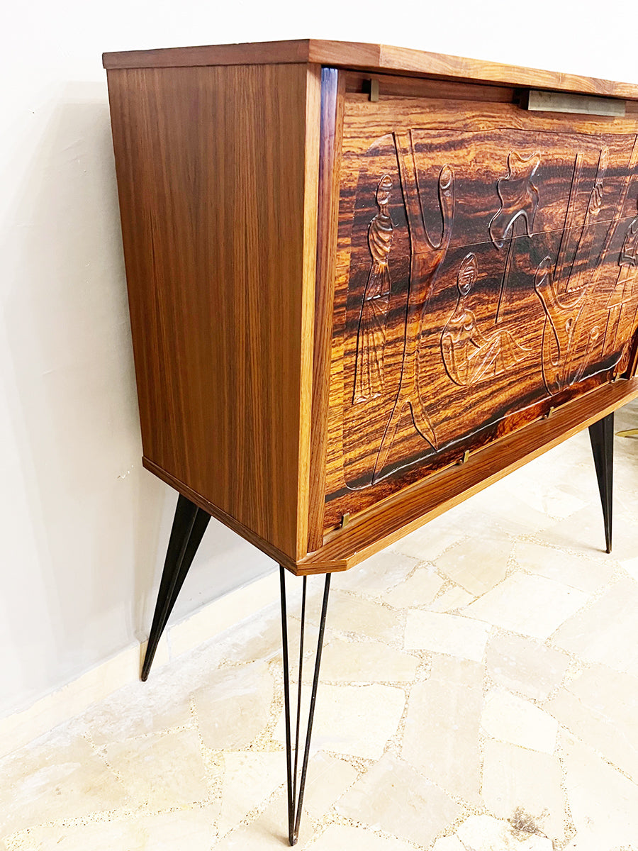 Cabinet Bar Palissandro Top Vintage 1960 -Design-