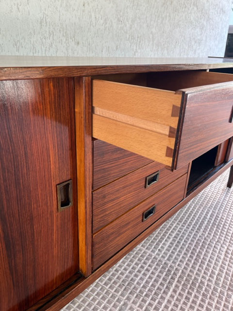 Sideboard Extra Large Danese in Palissandro Autentica Vintage 1960 -Design-