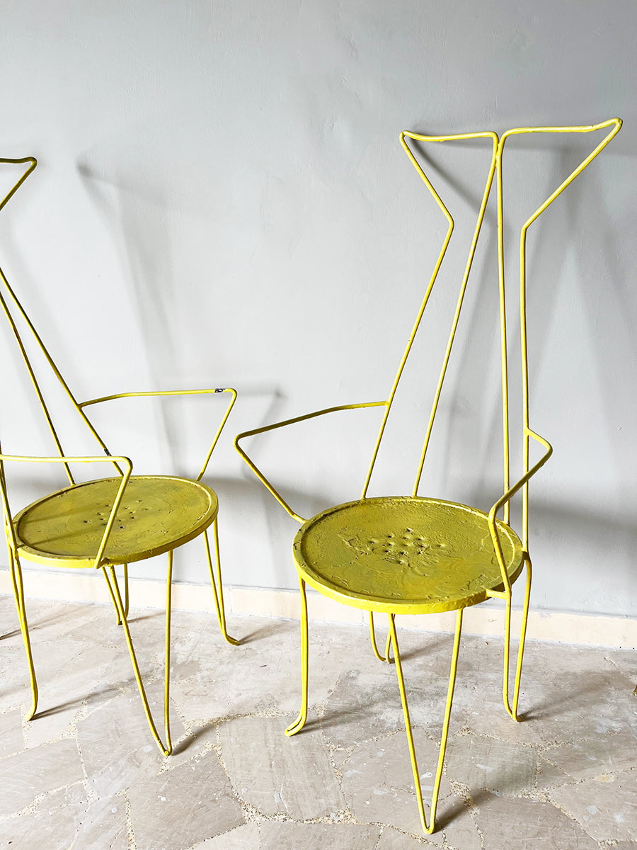 Set n. 4 Sedie Design 1950 Outdoor -Top Design-