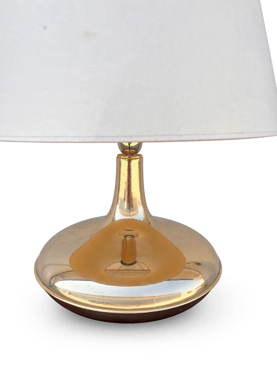 Lampada da tavolo Svezia anni '70 Ottone -Top Lighting-