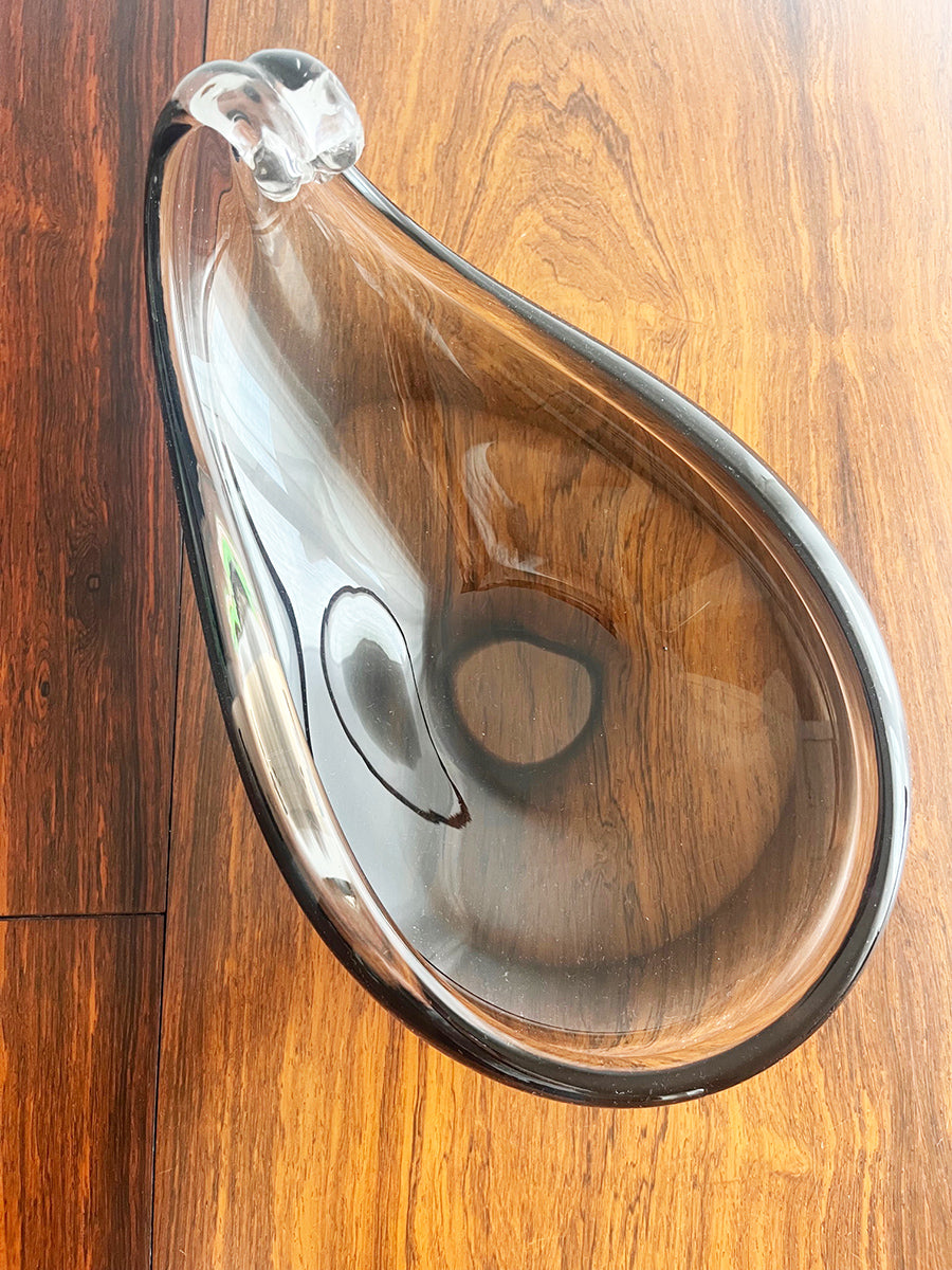 Murano Ciotola Centrotavola Grigio Vintage anni '60 -Top Murano-