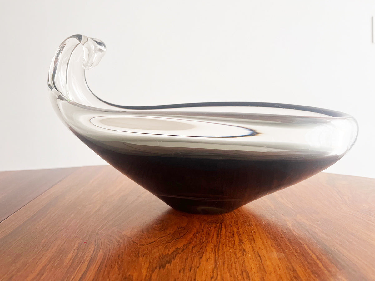 Murano Ciotola Centrotavola Grigio Vintage anni '60 -Top Murano-