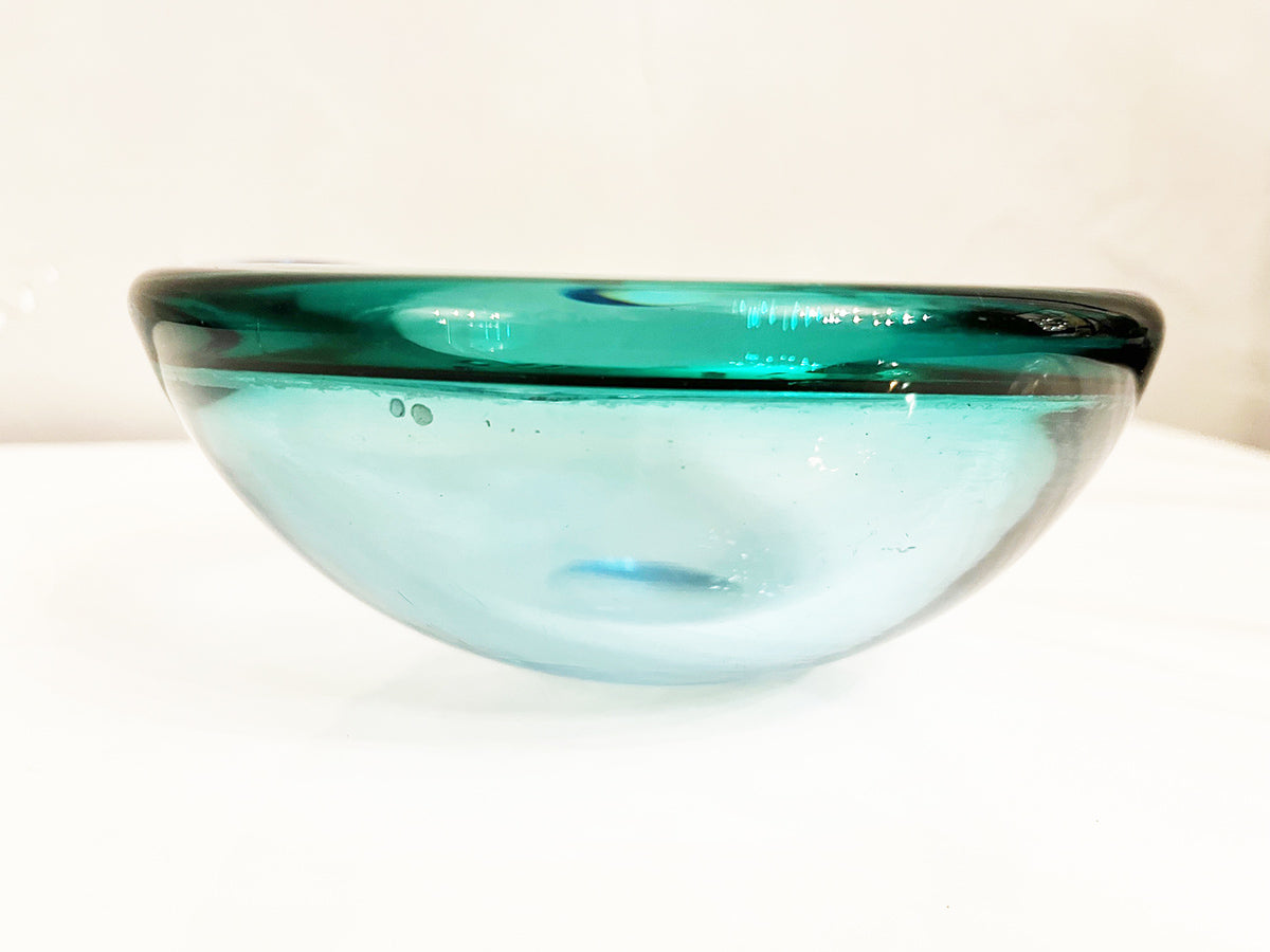 Posacenere Murano Celeste e Blu Vintage -Top Murano-