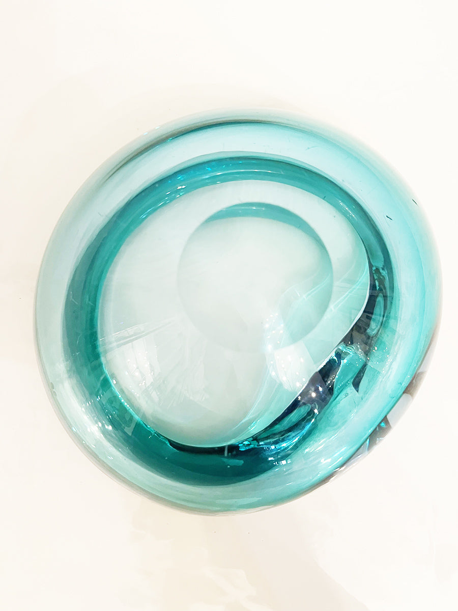 Posacenere Murano Celeste e Blu Vintage -Top Murano-