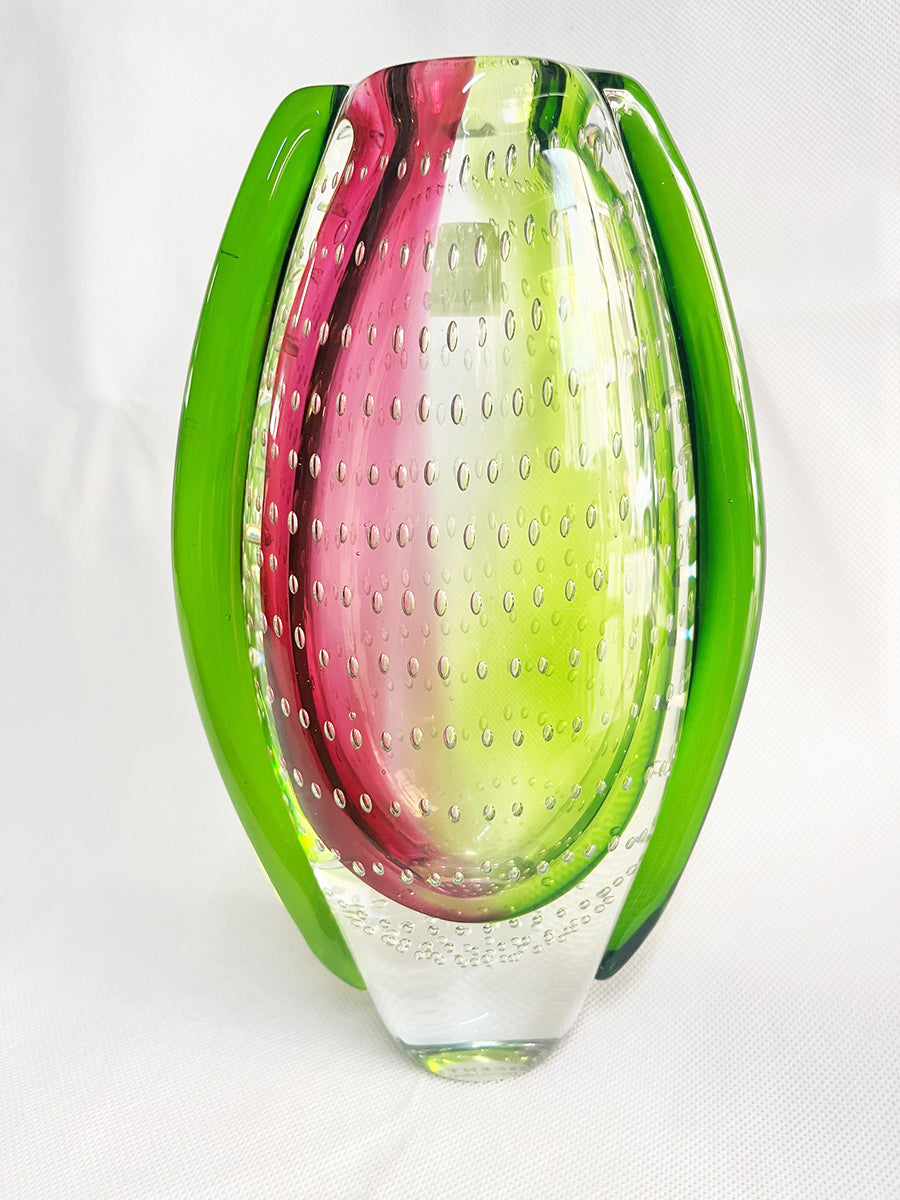 Rosenthal Vaso Murano Bicolore Vintage anni '80 - Top Art -