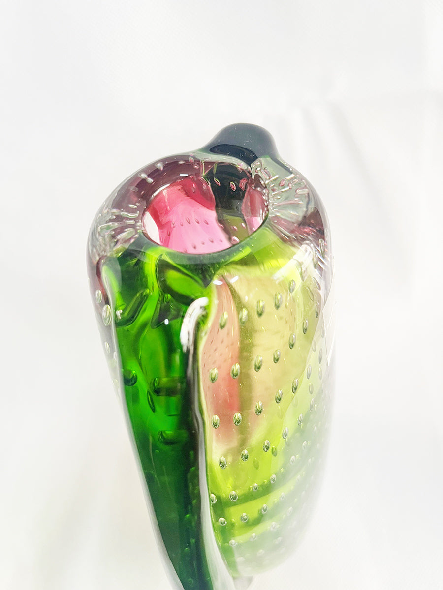 Rosenthal Vaso Murano Bicolore Vintage anni '80 - Top Art -