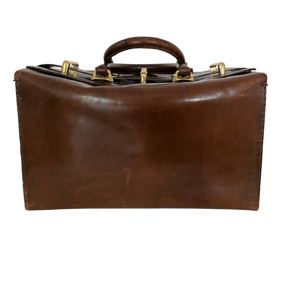 Fendi Baule Viaggio Pelle e Ottone Vintage 1950 -Top Accessori-