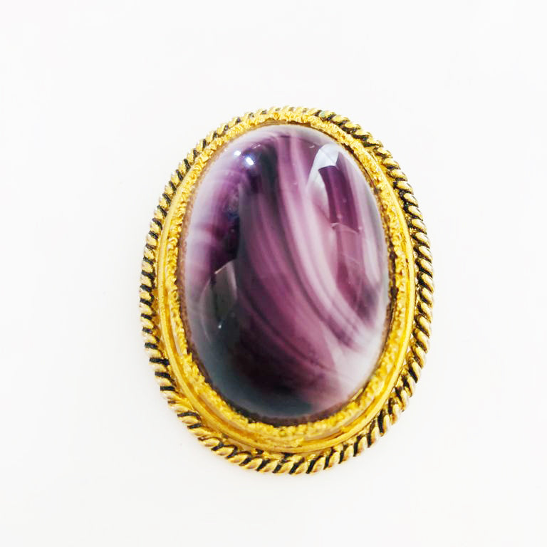 Christian Dior Charm per Collana con Pietra Viola Vintage 1970 - Accessori -