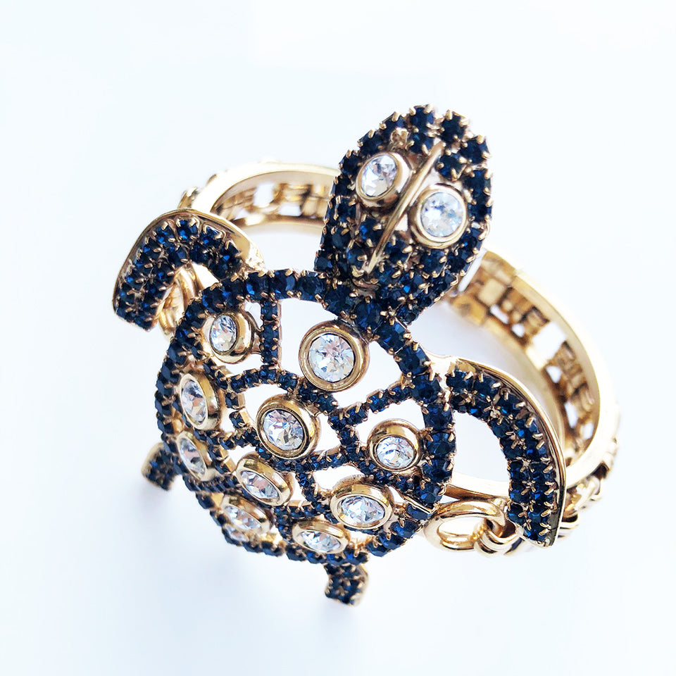 Claudio Canzian Bracciale Ottone Pietre Preziose Creazione Unica - Accessori -