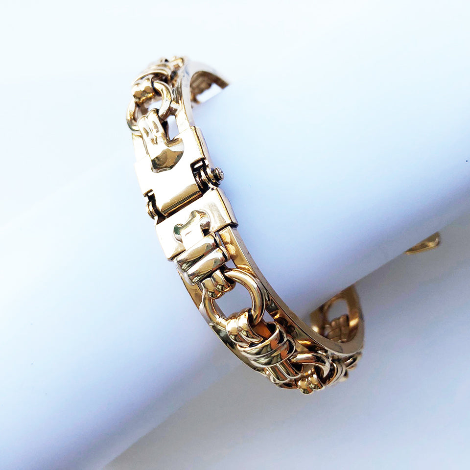 Claudio Canzian Bracciale Ottone Pietre Preziose Creazione Unica - Accessori -