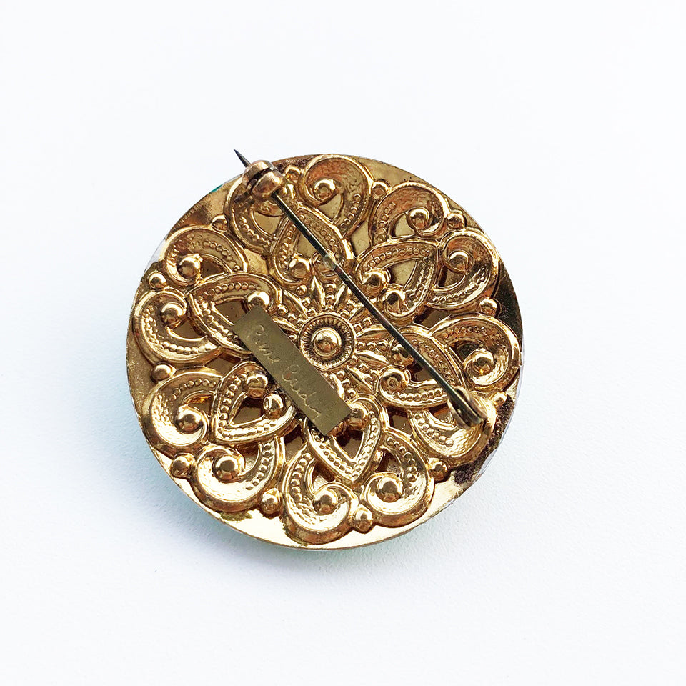Pierre Cardin Spilla Vintage Ottone - Accessori -