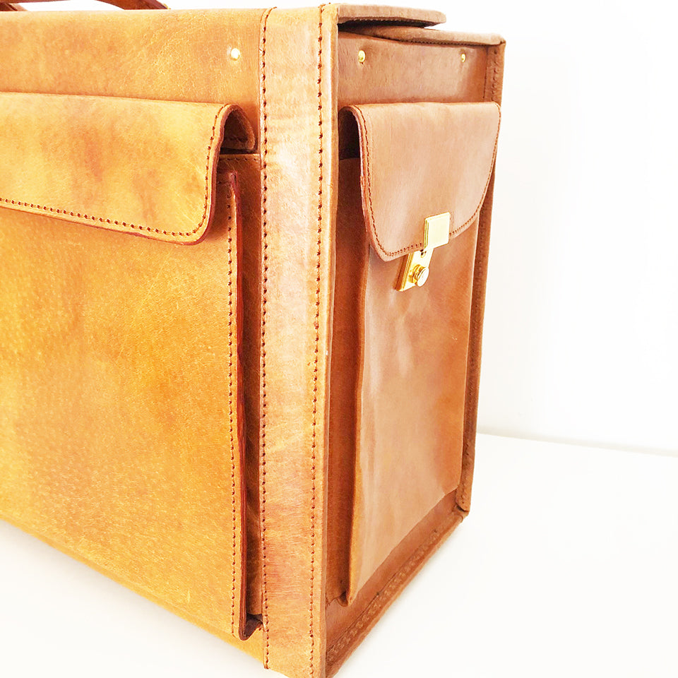 Valigia 24H Vintage in pelle -Accessori-