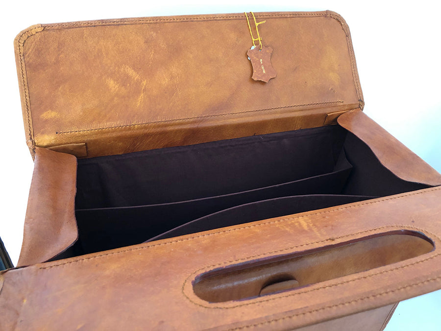 Valigia 24H Vintage in pelle -Accessori-