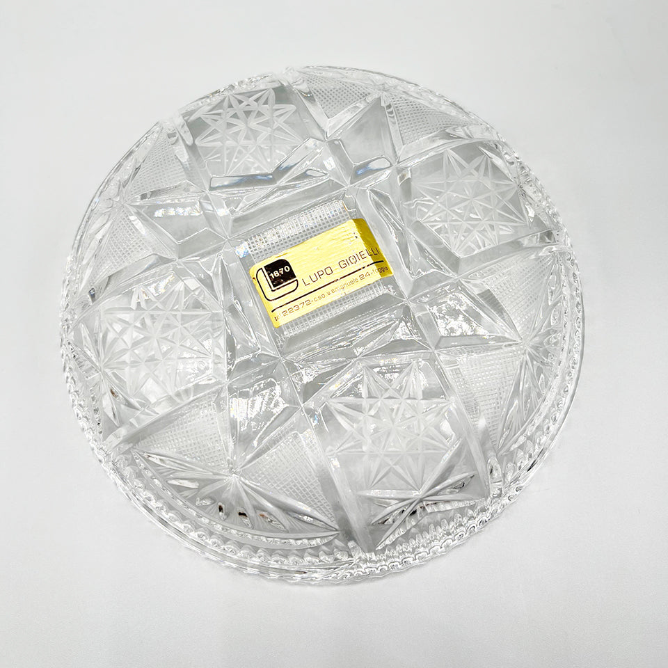 Scatola Con Coperchio Cristallo Bohemia 1900 -Antiques-