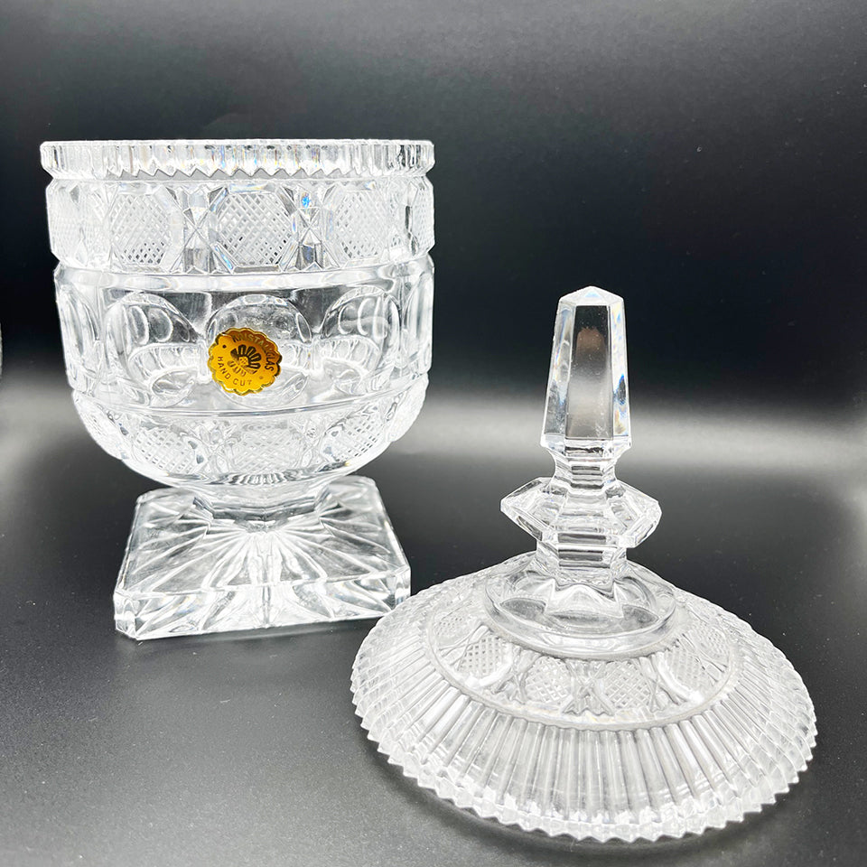 Porta Cioccolatini Cristallo Bohemia 1900 -Antiques-