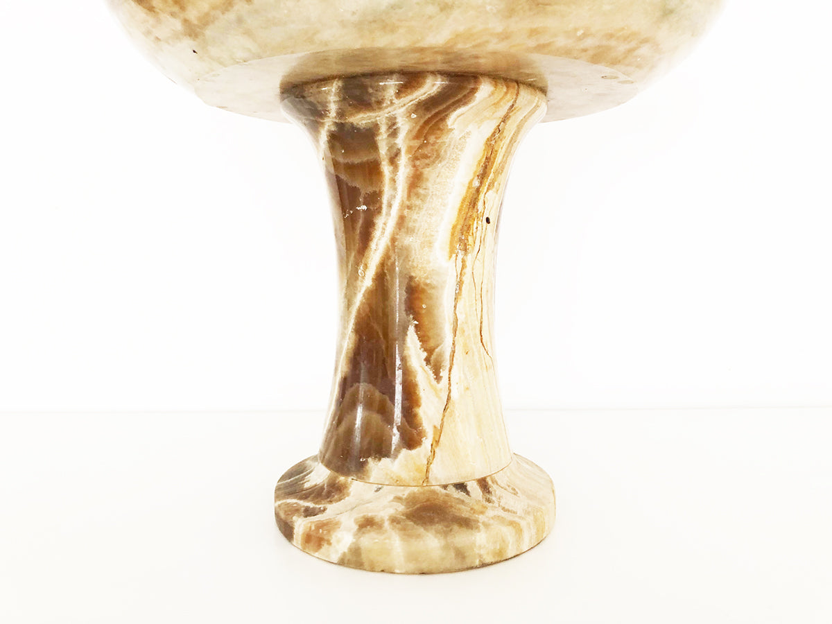 Acquasantiera Onice dei primi del '900 -Antiques-
