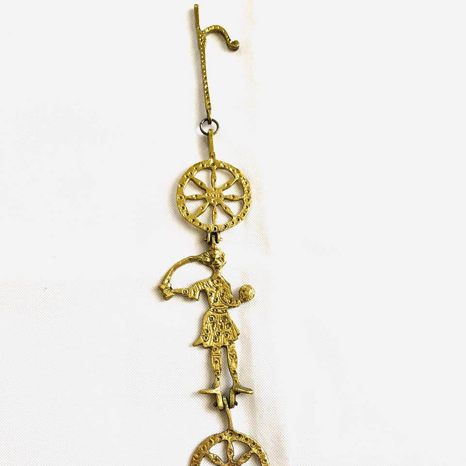 Crocifisso Metallo Oro primo Novecento - Antiques -