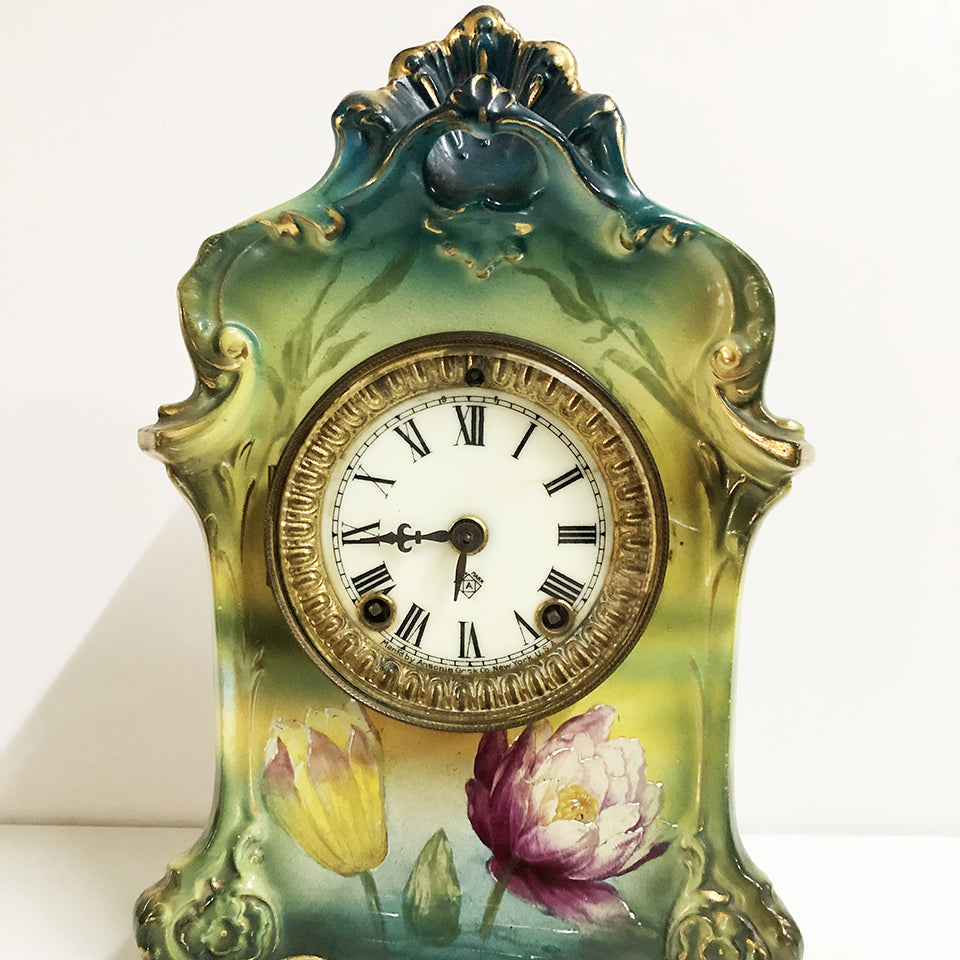 Royal Bonn Germania Orologio da Tavolo primo '900 -Antiques-