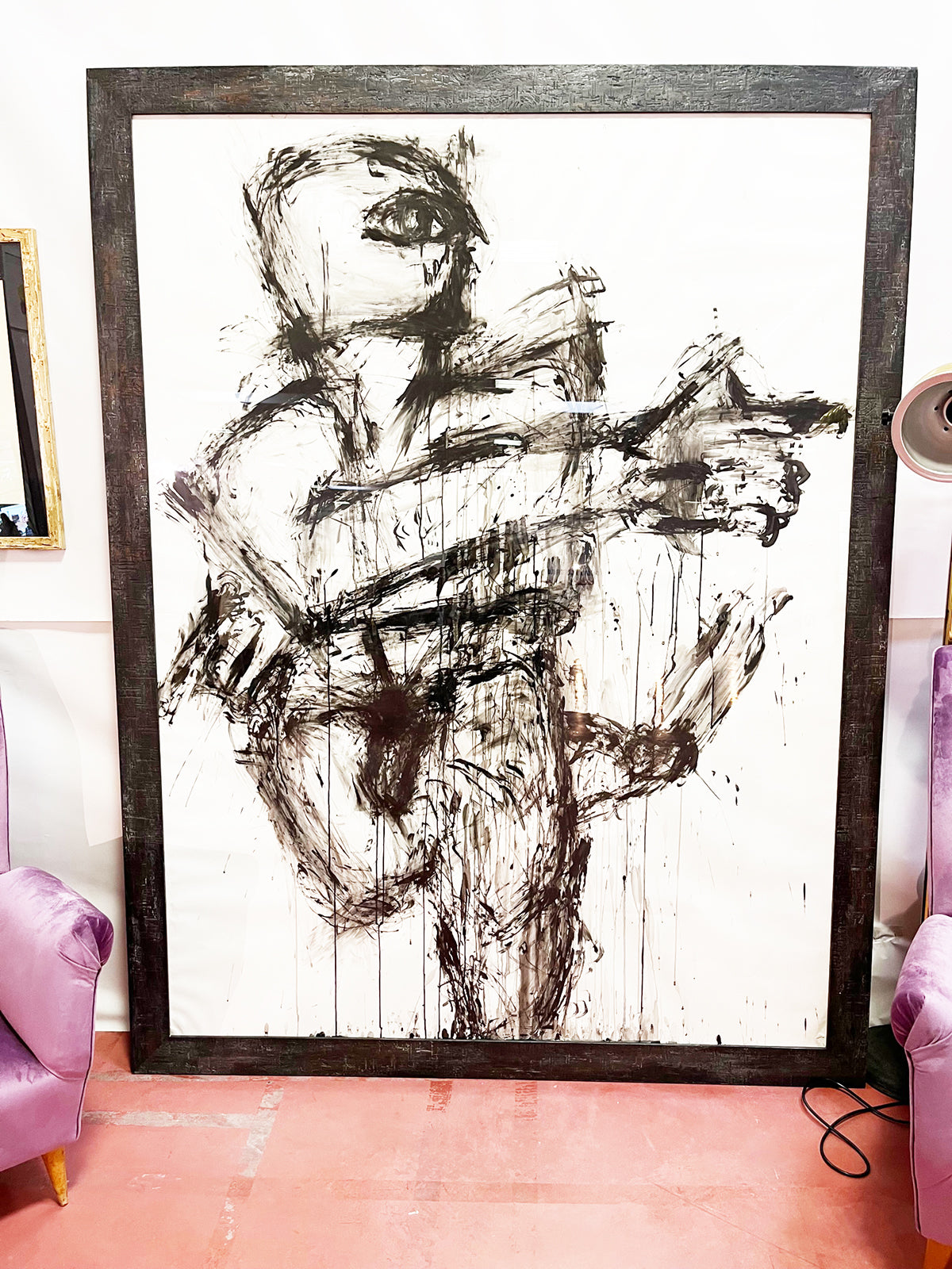 Claude Adrian Caponnetto Carboncino Opera Unica Grande - Art -